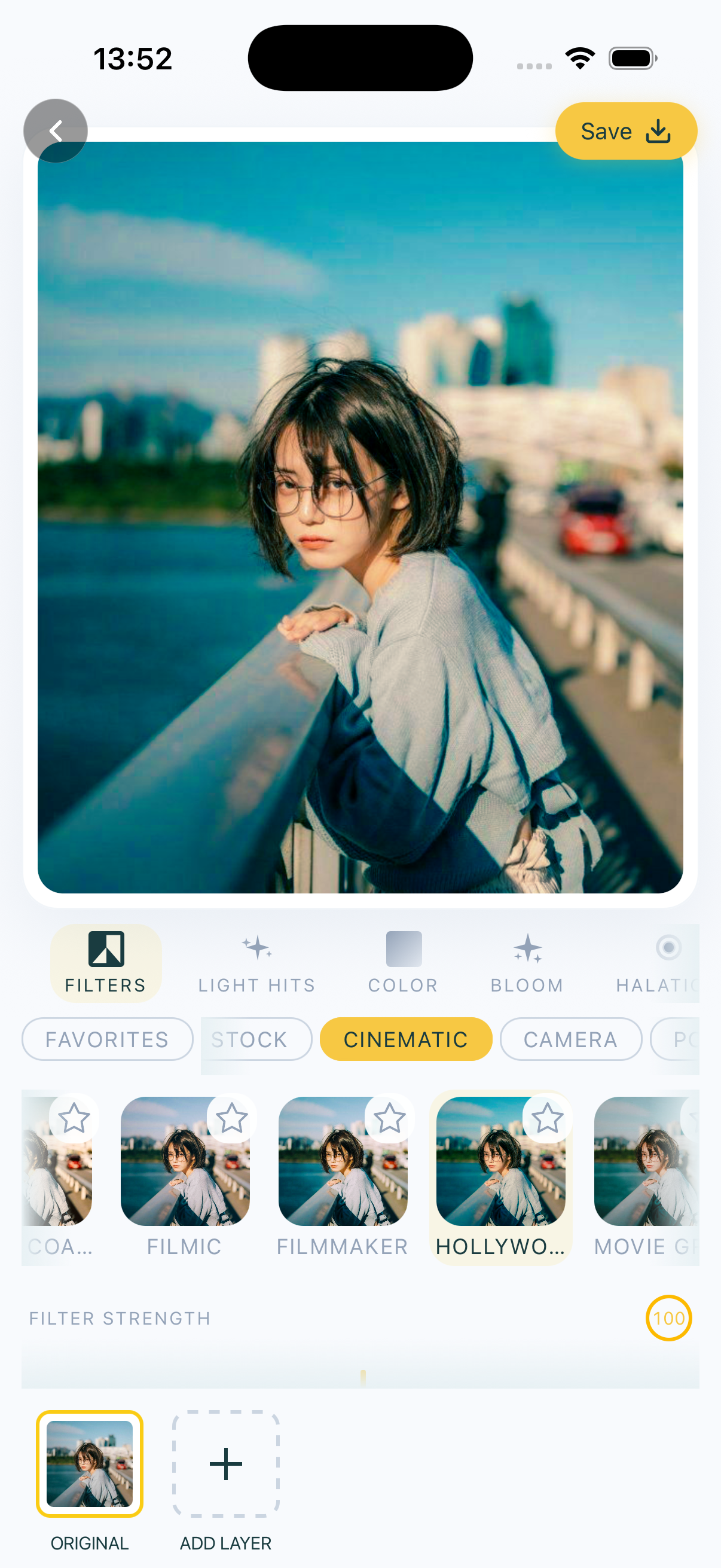 Cinematic filters